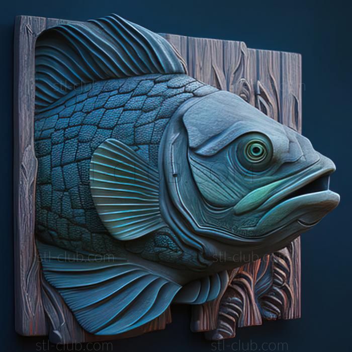 3D model st Labidochromis hongi fish (STL)